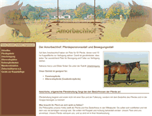 Tablet Screenshot of amorbachhof.de